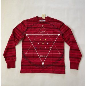 Advisory Board Crystals x Guess the source long sleeve t-shirt red multi size S